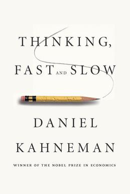 Cover of the Thinking, Fast and Slow book.