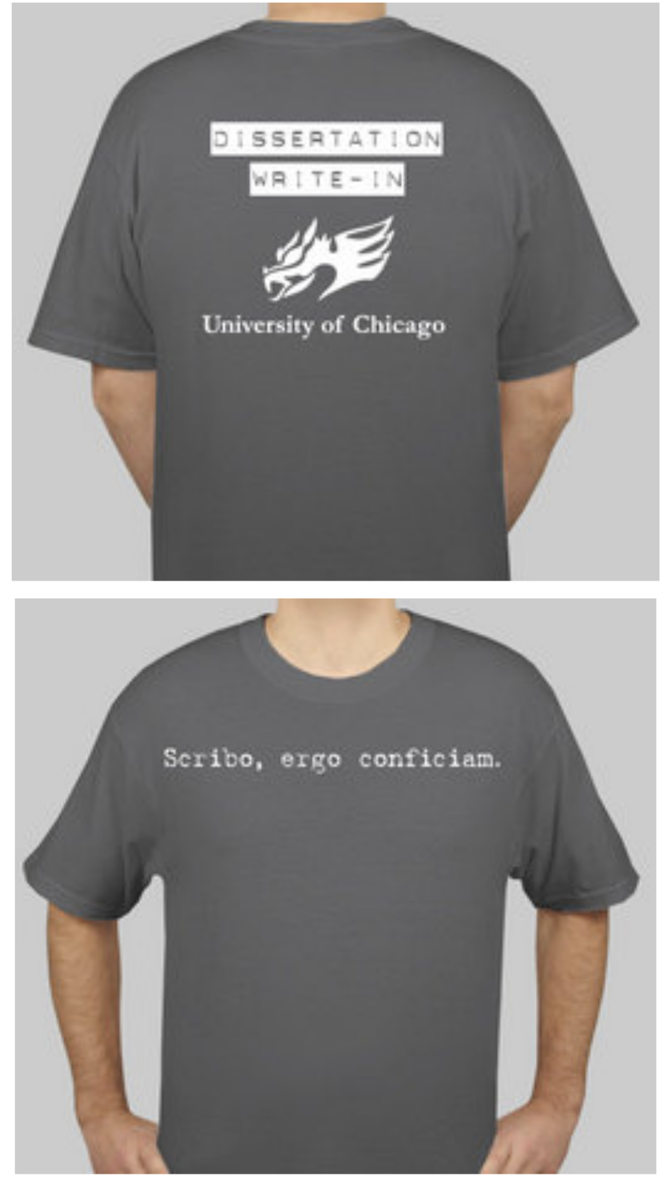 PhD write-in T-shirt